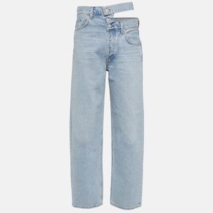 AGOLDE Broken Waistband Jeans (Size 28)